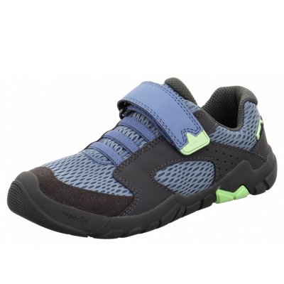 Superfit Trace Barfußschuh Halbschuh in blau grau