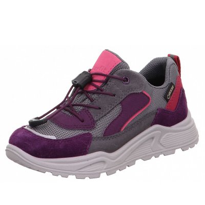 superfit Schuh Textil \ BLIZZARD Schnürschuhe in GRAU/ROSA