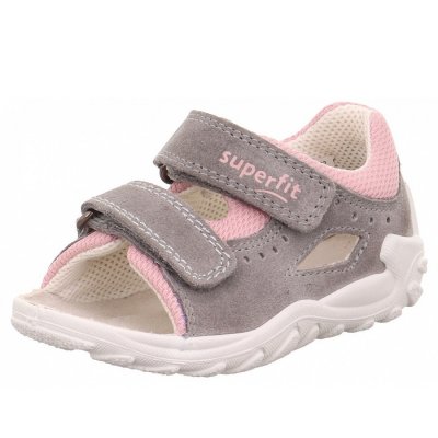 Superfit Flow Sandale in grau rosa