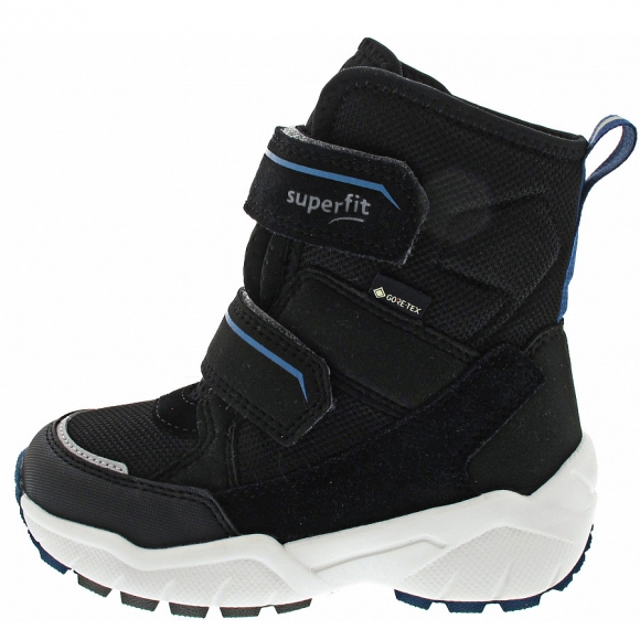Superfit Klettstiefel in schwarz-blau