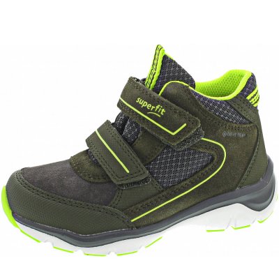 Superfit SPORT5 Klettstiefel in GRÜN/GELB