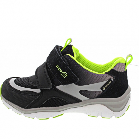Superfit Sport5 Klettschuh in schwarz-gelb