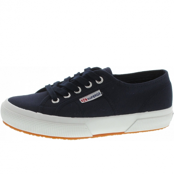 Superga sportliche Schnürer in navy-FWhite