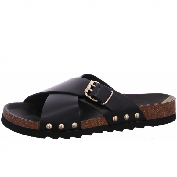 TakeMe Pantolette in negro