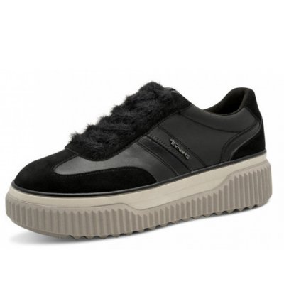 Tamaris schnürer Sneaker in schwarz Tamaris schnürer Sneaker in schwarz