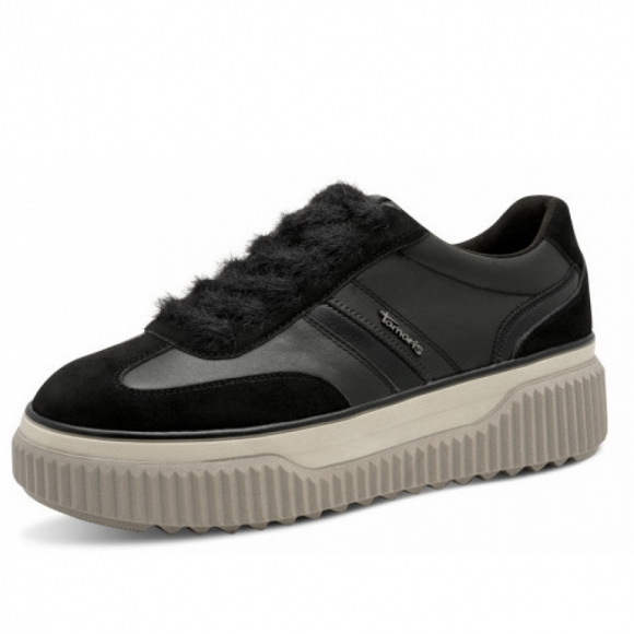 Tamaris schnürer Sneaker in schwarz