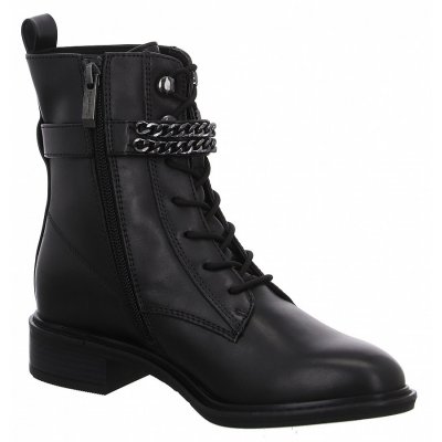 Tamaris Schnürstiefeletten in schwarz Tamaris Schnürstiefeletten in schwarz
