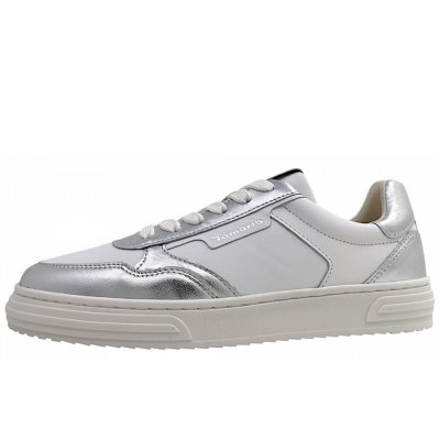 Tamaris sportlicher Schnürer in silver 941 Tamaris sportlicher Schnürer in silver 941