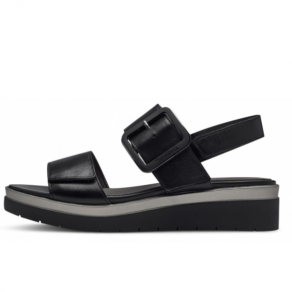 Tamaris Comfort Sandale in black