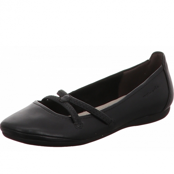 Tamaris ballerina Ballerina in schwarz