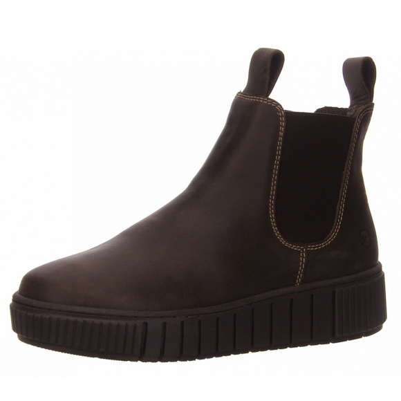 Tamaris stiefel Stiefelette in dunkelbraun