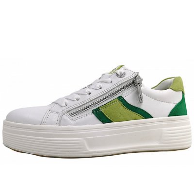 Tamaris Comfort sportlicher Schnürer in green comb 710