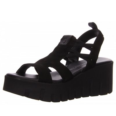 Tamaris sandalette Sandalette in schwarz