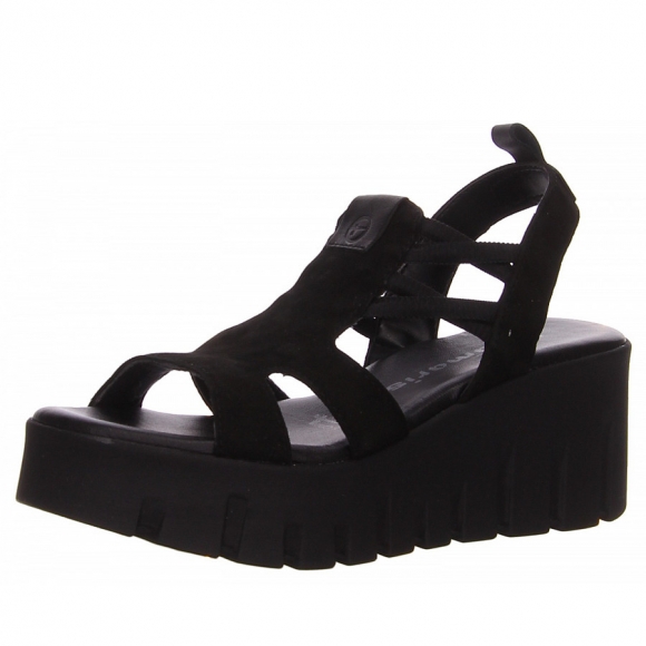 Tamaris sandalette Sandalette in schwarz
