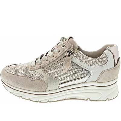 Tamaris sportlicher Schnürer in ivory comb