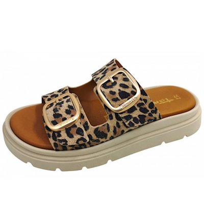 Tamaris Pantolette in leopard 360