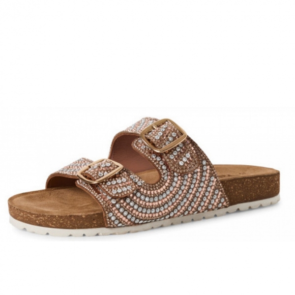 Tamaris pantolette Pantolette in braun