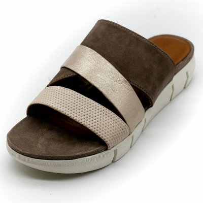 Tamaris Woms Slides Sandale in 2 STONE COMB