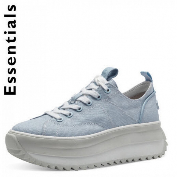 Tamaris schn?rer Sneaker in hellblau