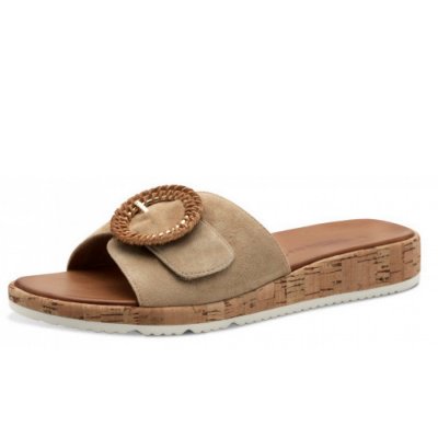 Tamaris pantolette Pantolette in beige