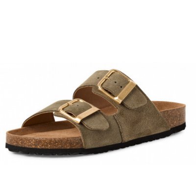 Tamaris pantolette Pantolette in grün