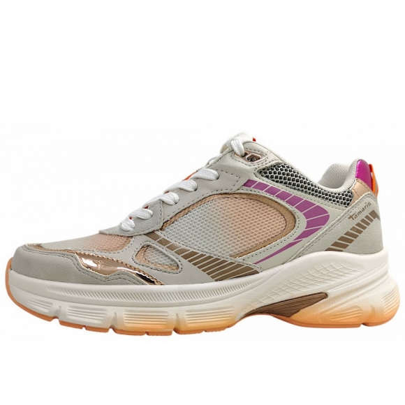 Tamaris sportlicher Schnürer in Peach 685