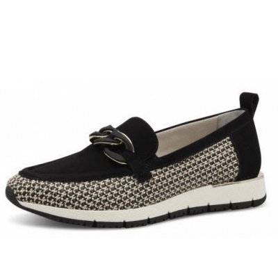 Tamaris slippermodel 2470242 Slipper in schwarz-kombiniert Tamaris slippermodel 2470242 Slipper in schwarz-kombiniert