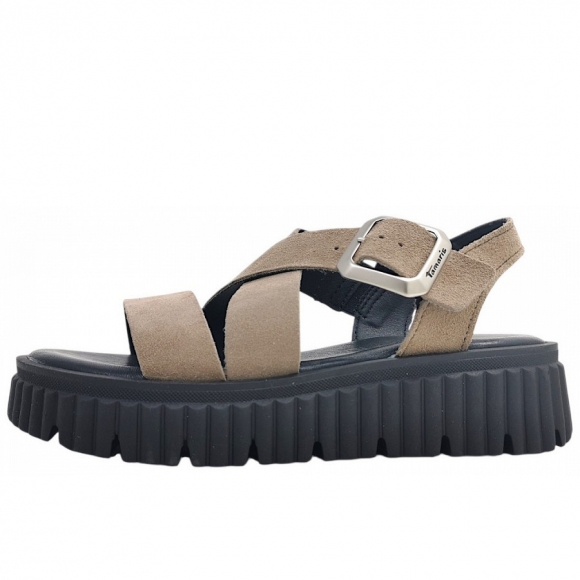 Tamaris Sandale in taupe 341