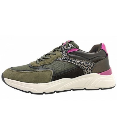 Tamaris sportlicher Schnürer in 329 Leopard Comb
