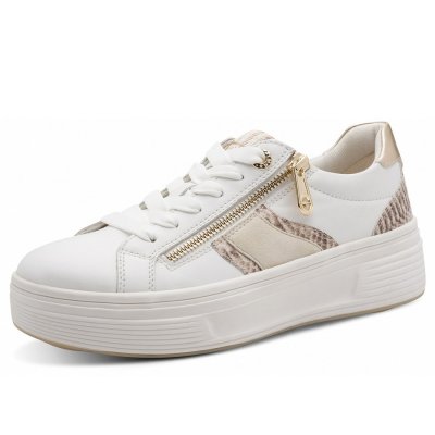 Tamaris Comfort sportlicher Schnürer in white kombi Tamaris Comfort sportlicher Schnürer in white kombi