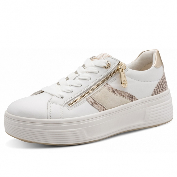 Tamaris Comfort sportlicher Schnürer in white kombi