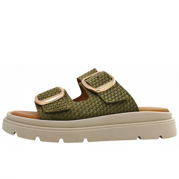 Tamaris Pantolette in Olive Struct. 712