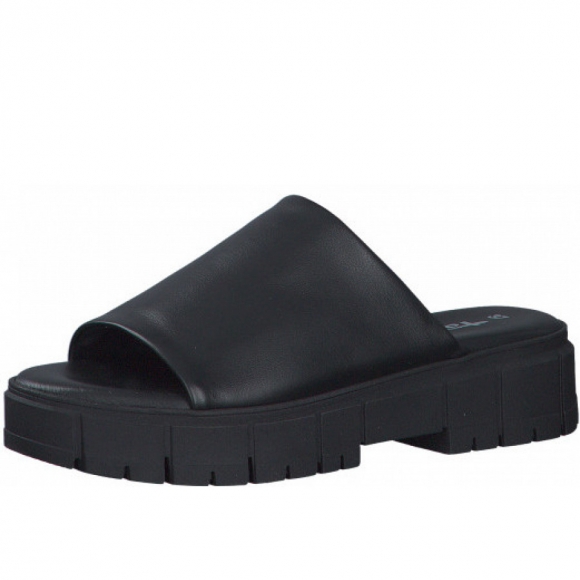 Tamaris Pantolette in schwarz