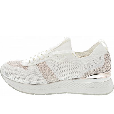 Tamaris Sneaker low in wht-rose gold