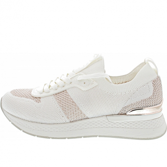 Tamaris Sneaker low in wht-rose gold