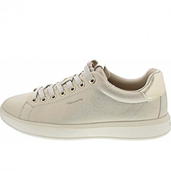 Tamaris Sneaker low in ivory metallic