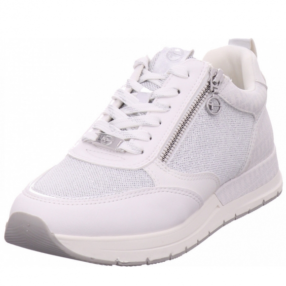 Tamaris women lace-up Schnürschuhe in weiß