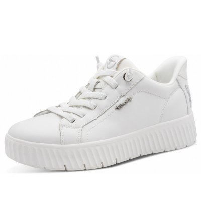 Tamaris Comfort Slip In sportlicher Schnürer in white