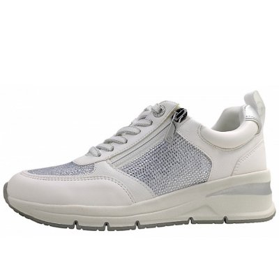 Tamaris sportlicher Schnürer in silver comb 948