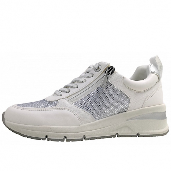 Tamaris sportlicher Schnürer in silver comb 948