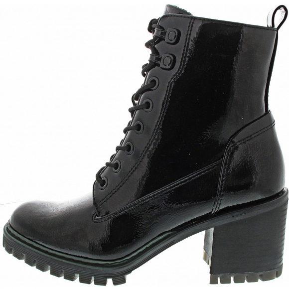 Tamaris Schnürstiefel in BLACK PATENT