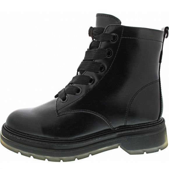 Tamaris Schnürstiefel in black matt