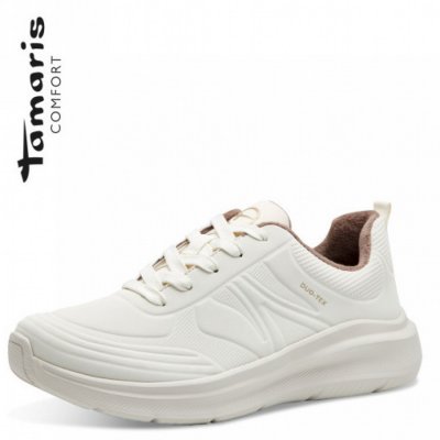 Tamaris bequeme Schnürer in beige