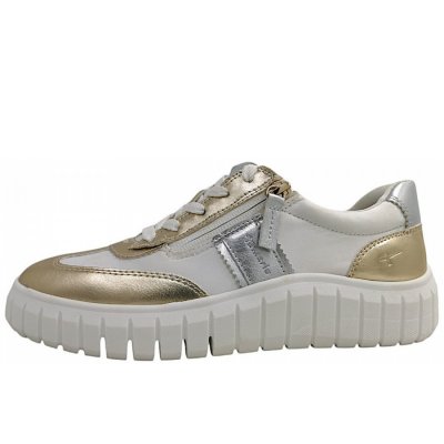 Tamaris Comfort Schnürer in gold/silver 904