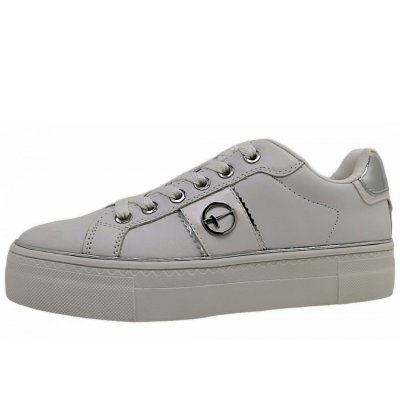 Tamaris sportlicher Schnürer in 171 white/silver Tamaris sportlicher Schnürer in 171 white/silver