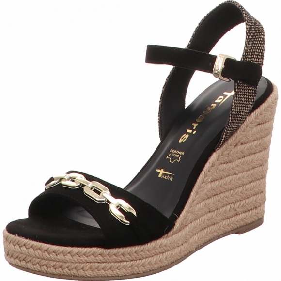 Tamaris Sandalette in schwarz