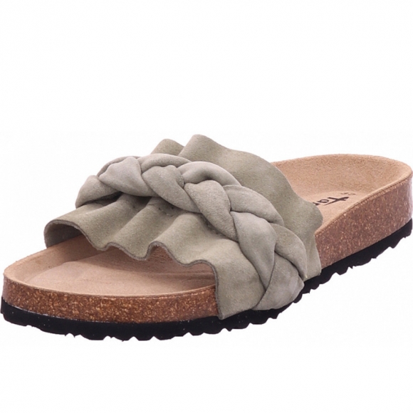 Tamaris damen pantolette Pantolette in grün