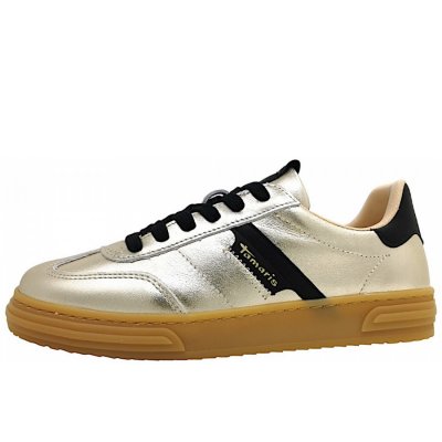 Tamaris sportlicher Schnürer in 933 light/gold