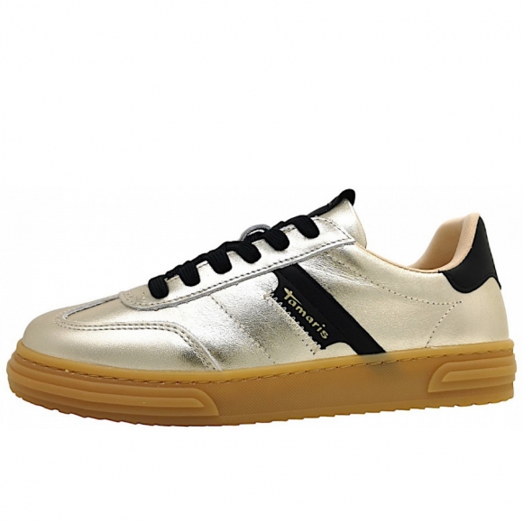 Tamaris sportlicher Schnürer in 933 light/gold