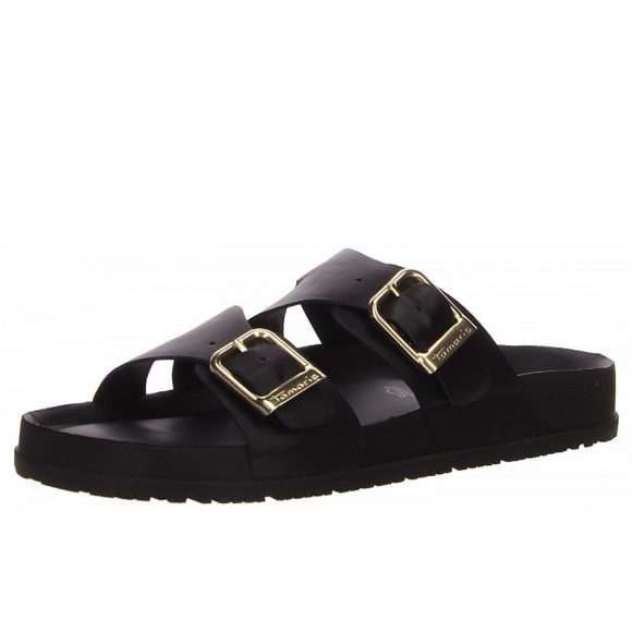 Tamaris Pantolette in schwarz
